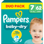 Pampers Baby Dry luiers maat 7 | 62 stuks