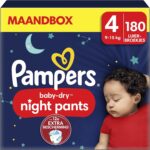Pampers Baby Dry Pants / Baby Dry Night Pants luierbroekjes maat 4 | 180 stuks
