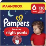 Pampers Baby Dry Pants / Baby Dry Night Pants luierbroekjes maat 6 | 138 stuks