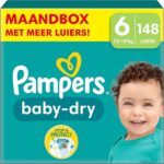 Pampers Baby Dry luiers maat 6 | 148 stuks