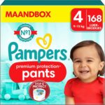 Pampers Premium Protection Pants luierbroekjes maat 4 | 168 stuks