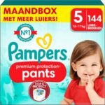 Pampers Premium Protection Pants luierbroekjes maat 5 | 144 stuks
