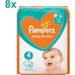 Pampers Sleep & Play luiers maat 4 | 112 stuks