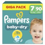 Pampers Baby Dry luiers maat 7 | 90 stuks