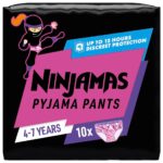 Pampers luierbroekjes maat 4 – 7 | 10 stuks
