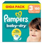 Pampers Baby Dry luiers maat 3 | 150 stuks