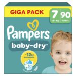 Pampers Baby Dry luiers maat 7 | 90 stuks