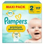 Pampers Premium Protection luiers maat 2 | 117 stuks