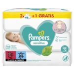 Pampers Sensitive babydoekjes | 156 stuks