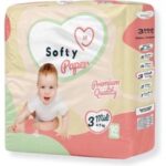 Softy Paper luiers maat 3 | 90 stuks