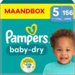 Pampers Baby Dry luiers maat 5 | 156 stuks
