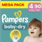 Pampers Baby Dry luiers maat 4 | 90 stuks