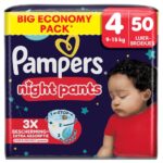 Pampers Baby Dry Pants / Baby Dry Night Pants luierbroekjes maat 4 | 50 stuks