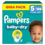Pampers Baby Dry luiers maat 5 | 128 stuks