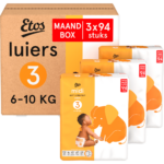 Etos luiers maat 3 | 282 stuks