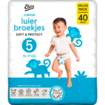 Etos Soft & Protect luierbroekjes maat 5 | 40 stuks