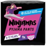 Pampers luierbroekjes maat 8 – 1 | 9 stuks