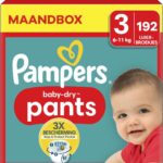 Pampers Baby Dry Pants luierbroekjes maat 3 | 192 stuks