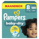 Pampers Baby Dry luiers maat 8 | 120 stuks