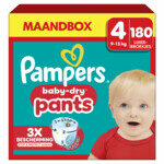 Pampers Baby Dry Pants luierbroekjes maat 4 | 180 stuks