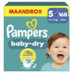 Pampers Baby Dry luiers maat 5+ | 168 stuks