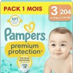 Pampers Premium Protection luiers maat 3 | 204 stuks