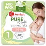 Kruidvat Pure & Soft luiers maat 1 | 38 stuks