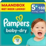 Pampers Baby Dry luiers maat 5+ | 168 stuks