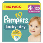 Pampers Baby Dry luiers maat 4+ | 120 stuks