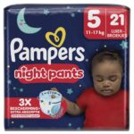 Pampers Baby Dry Pants / Baby Dry Night Pants luierbroekjes maat 5 | 21 stuks