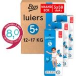 Etos luiers maat 5+ | 174 stuks