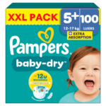 Pampers Baby Dry luiers maat 5+ | 100 stuks