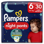Pampers Baby Dry Pants / Baby Dry Night Pants luierbroekjes maat 6 | 30 stuks