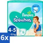 Pampers Splashers zwemluiers maat 4 | 6 stuks