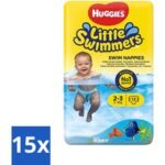 Huggies Little Swimmers zwemluiers maat 2 – 3 | 15 stuks